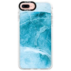 Silikonové pouzdro Bumper iSaprio - Blue Marble - iPhone 7 Plus
