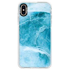 Silikonové pouzdro Bumper iSaprio - Blue Marble - iPhone XS Max