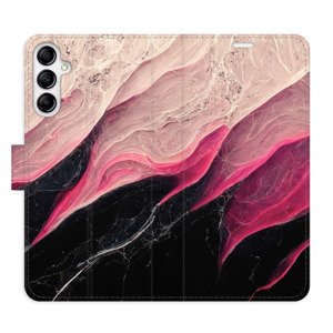 Flipové pouzdro iSaprio - BlackPink Marble - Samsung Galaxy A14 / A14 5G