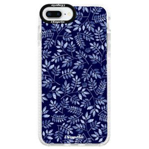 Silikonové pouzdro Bumper iSaprio - Blue Leaves 05 - iPhone 8 Plus