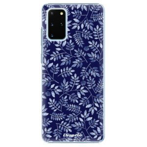 Plastové pouzdro iSaprio - Blue Leaves 05 - Samsung Galaxy S20+