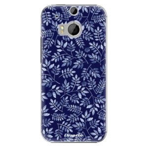 Plastové pouzdro iSaprio - Blue Leaves 05 - HTC One M8