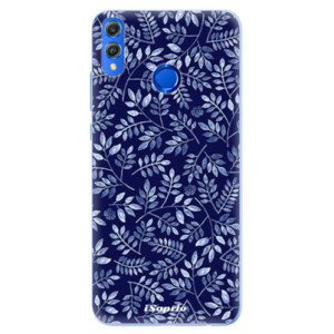 Silikonové pouzdro iSaprio - Blue Leaves 05 - Huawei Honor 8X