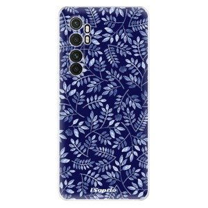 Odolné silikonové pouzdro iSaprio - Blue Leaves 05 - Xiaomi Mi Note 10 Lite