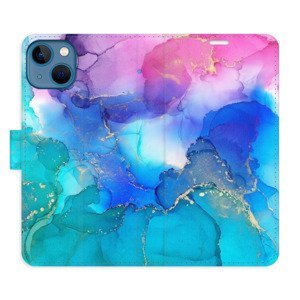 Flipové pouzdro iSaprio - BluePink Paint - iPhone 13