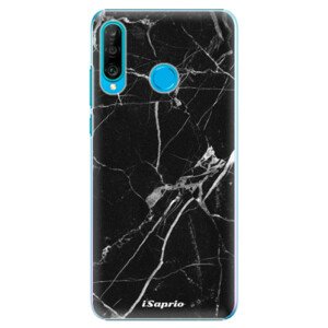 Plastové pouzdro iSaprio - Black Marble 18 - Huawei P30 Lite