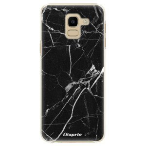 Plastové pouzdro iSaprio - Black Marble 18 - Samsung Galaxy J6