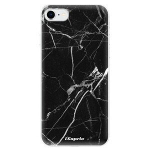 Odolné silikonové pouzdro iSaprio - Black Marble 18 - iPhone SE 2020