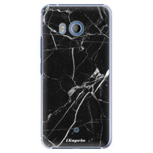 Plastové pouzdro iSaprio - Black Marble 18 - HTC U11