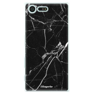 Plastové pouzdro iSaprio - Black Marble 18 - Sony Xperia X Compact