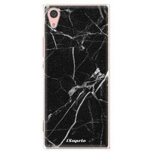 Plastové pouzdro iSaprio - Black Marble 18 - Sony Xperia XA1