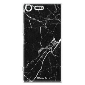 Plastové pouzdro iSaprio - Black Marble 18 - Sony Xperia XZ Premium