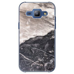 Plastové pouzdro iSaprio - BW Marble - Samsung Galaxy J1