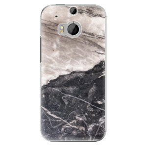 Plastové pouzdro iSaprio - BW Marble - HTC One M8