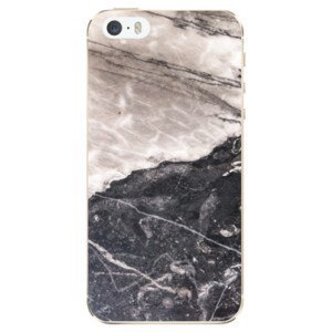 Odolné silikonové pouzdro iSaprio - BW Marble - iPhone 5/5S/SE