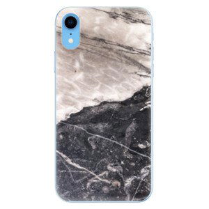 Odolné silikonové pouzdro iSaprio - BW Marble - iPhone XR