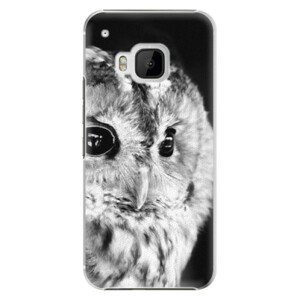Plastové pouzdro iSaprio - BW Owl - HTC One M9