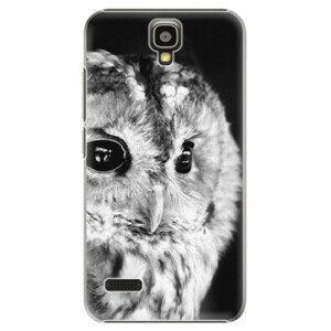 Plastové pouzdro iSaprio - BW Owl - Huawei Ascend Y5