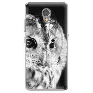 Plastové pouzdro iSaprio - BW Owl - Lenovo P2