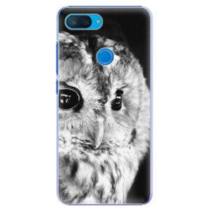 Plastové pouzdro iSaprio - BW Owl - Xiaomi Mi 8 Lite