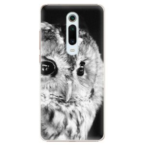 Plastové pouzdro iSaprio - BW Owl - Xiaomi Mi 9T Pro