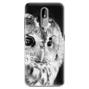 Plastové pouzdro iSaprio - BW Owl - Nokia 3.2