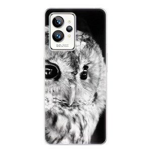 Odolné silikonové pouzdro iSaprio - BW Owl - Realme GT 2 Pro