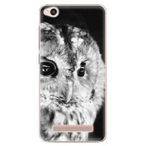 Plastové pouzdro iSaprio - BW Owl - Xiaomi Redmi 4A