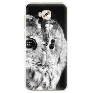 Plastové pouzdro iSaprio - BW Owl - Asus ZenFone 4 Selfie ZD553KL