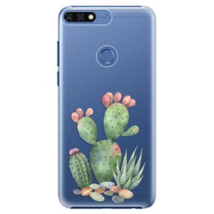 Plastové pouzdro iSaprio - Cacti 01 - Huawei Honor 7C