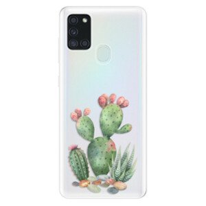 Odolné silikonové pouzdro iSaprio - Cacti 01 - Samsung Galaxy A21s