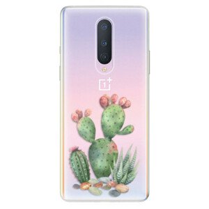 Odolné silikonové pouzdro iSaprio - Cacti 01 - OnePlus 8