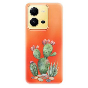 Odolné silikonové pouzdro iSaprio - Cacti 01 - Vivo X80 Lite 5G