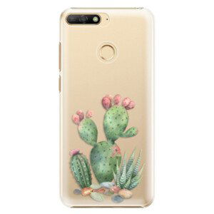 Plastové pouzdro iSaprio - Cacti 01 - Huawei Y6 Prime 2018