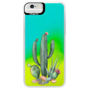 Neonové pouzdro Blue iSaprio - Cacti 02 - iPhone 6 Plus/6S Plus