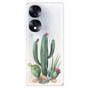 Odolné silikonové pouzdro iSaprio - Cacti 02 - Honor 70