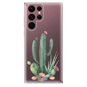 Odolné silikonové pouzdro iSaprio - Cacti 02 - Samsung Galaxy S22 Ultra 5G