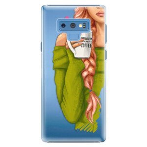 Plastové pouzdro iSaprio - My Coffe and Redhead Girl - Samsung Galaxy Note 9