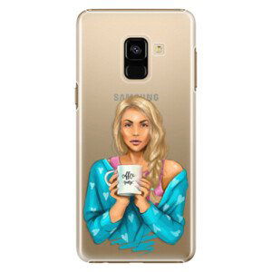 Plastové pouzdro iSaprio - Coffe Now - Blond - Samsung Galaxy A8 2018