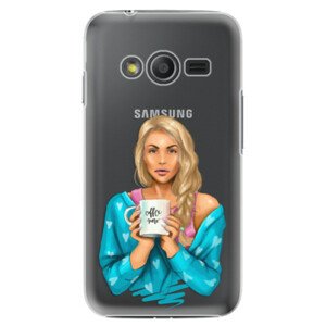 Plastové pouzdro iSaprio - Coffe Now - Blond - Samsung Galaxy Trend 2 Lite