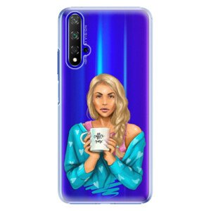 Plastové pouzdro iSaprio - Coffe Now - Blond - Huawei Honor 20