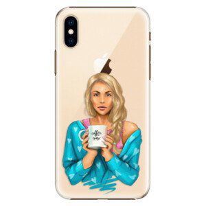 Plastové pouzdro iSaprio - Coffe Now - Blond - iPhone XS