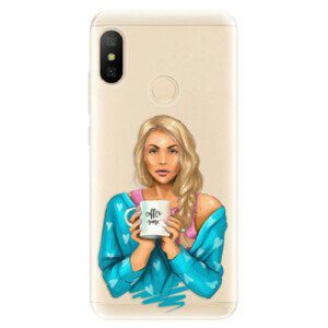 Odolné silikonové pouzdro iSaprio - Coffe Now - Blond - Xiaomi Mi A2 Lite