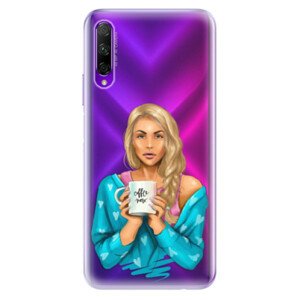 Odolné silikonové pouzdro iSaprio - Coffe Now - Blond - Honor 9X Pro