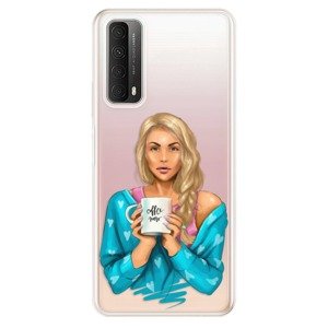 Odolné silikonové pouzdro iSaprio - Coffe Now - Blond - Huawei P Smart 2021