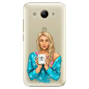 Plastové pouzdro iSaprio - Coffe Now - Blond - Huawei Y3 2017