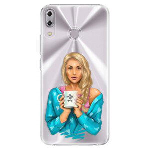 Plastové pouzdro iSaprio - Coffe Now - Blond - Asus ZenFone 5Z ZS620KL