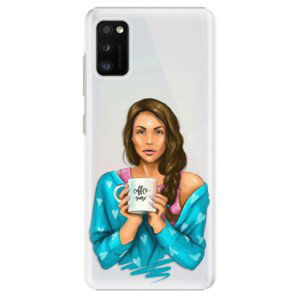 Plastové pouzdro iSaprio - Coffe Now - Brunette - Samsung Galaxy A41