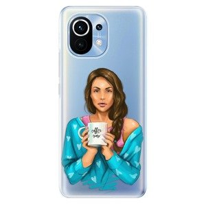 Odolné silikonové pouzdro iSaprio - Coffe Now - Brunette - Xiaomi Mi 11