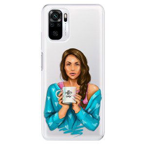 Odolné silikonové pouzdro iSaprio - Coffe Now - Brunette - Xiaomi Redmi Note 10 / Note 10S